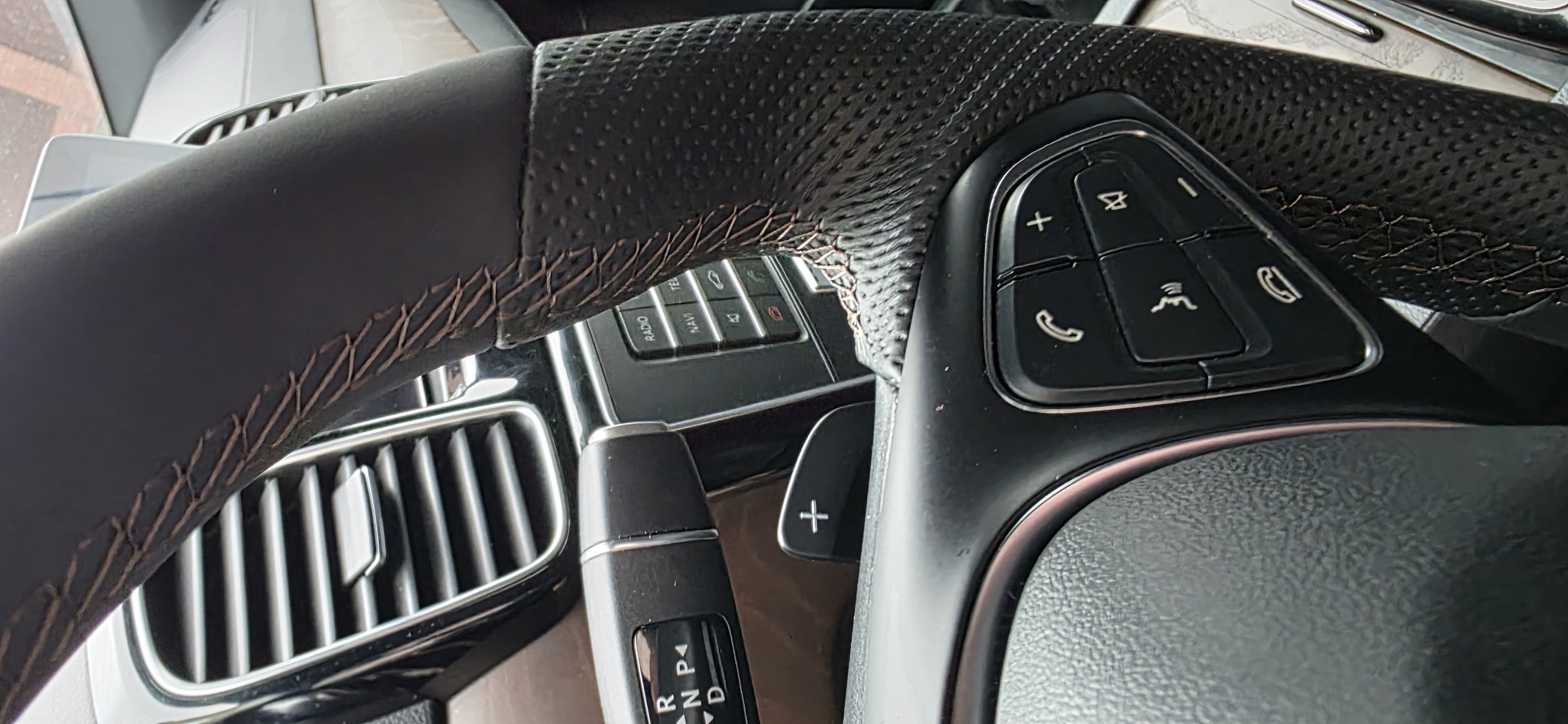 Руль Mercedes GLE кожа NAPPA