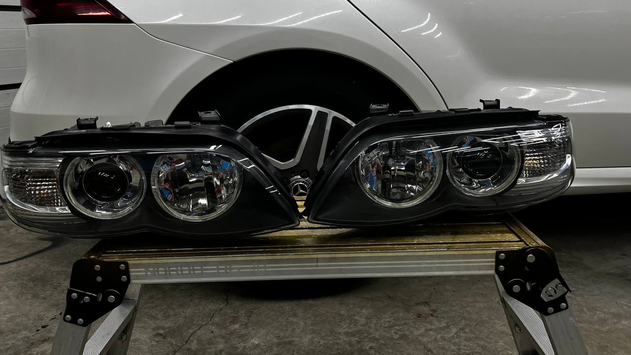 Тюнинг оптики замена линз - работа 3