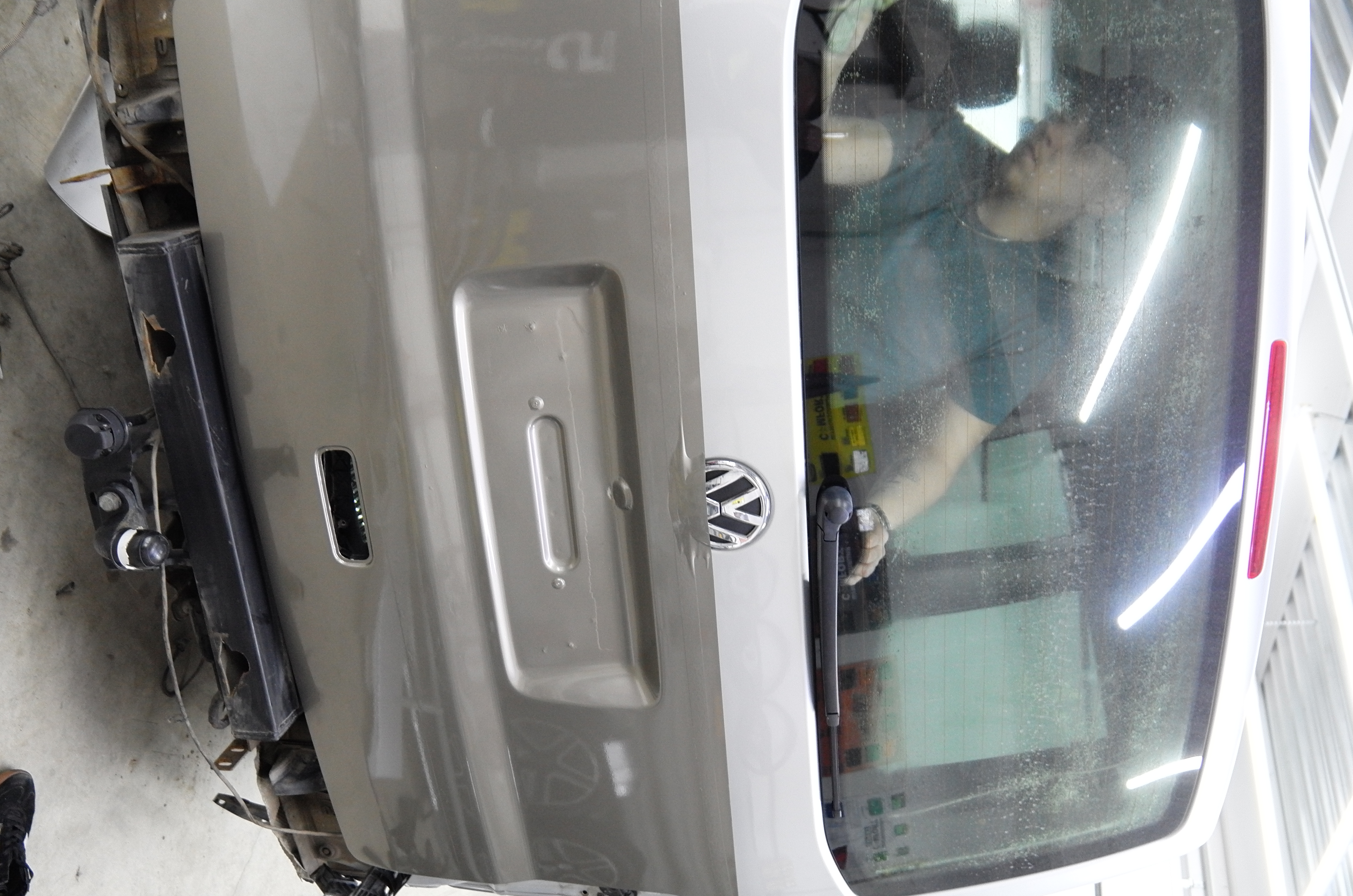 Оклейка в два цвета винилом - работа 9