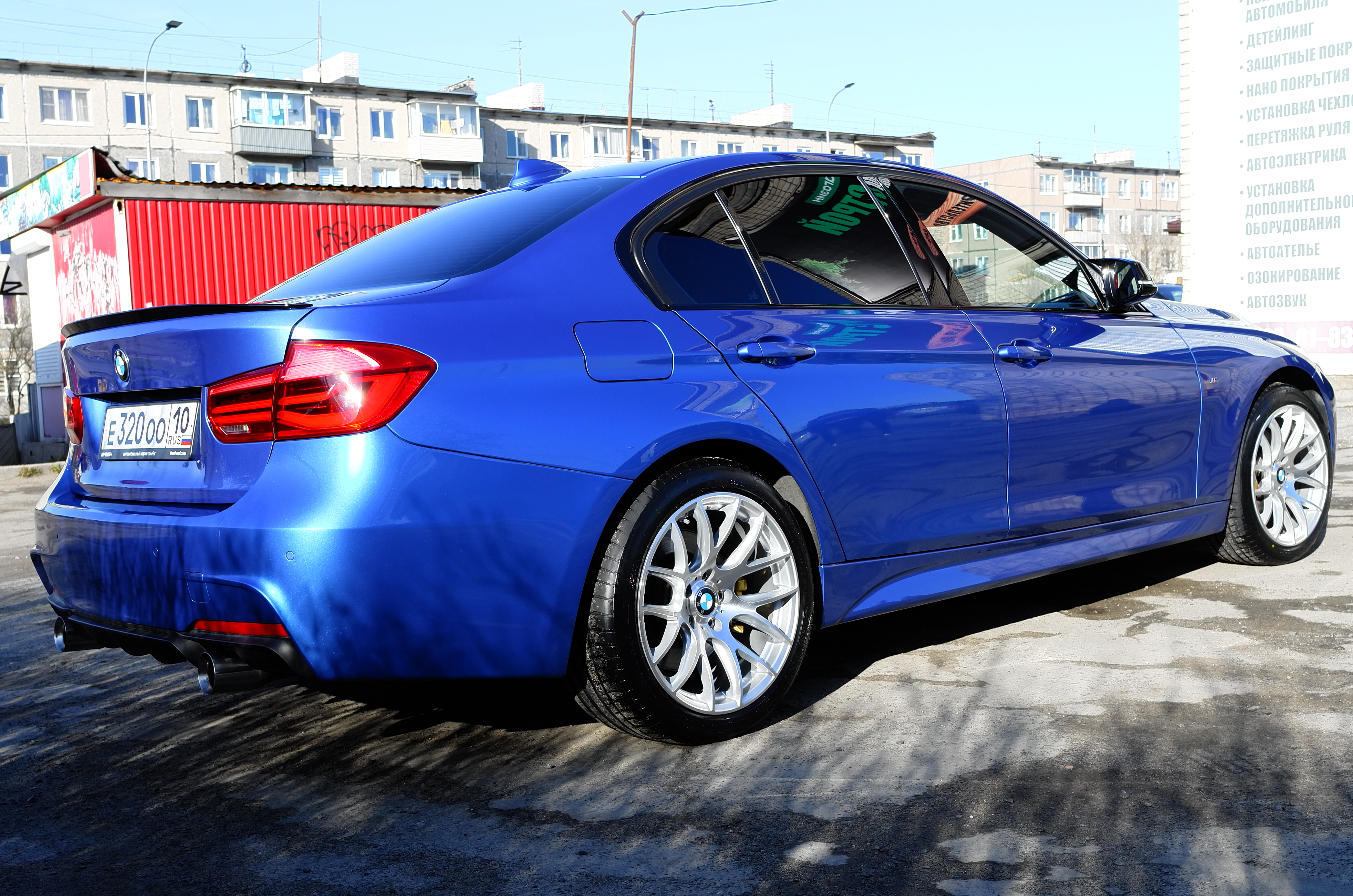 BMW полировка + керамика - работа 1